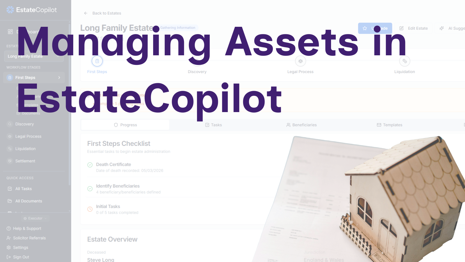 Managing Assets in EstateCopilot