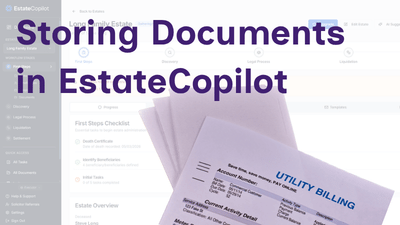 Storing Documents in EstateCopilot